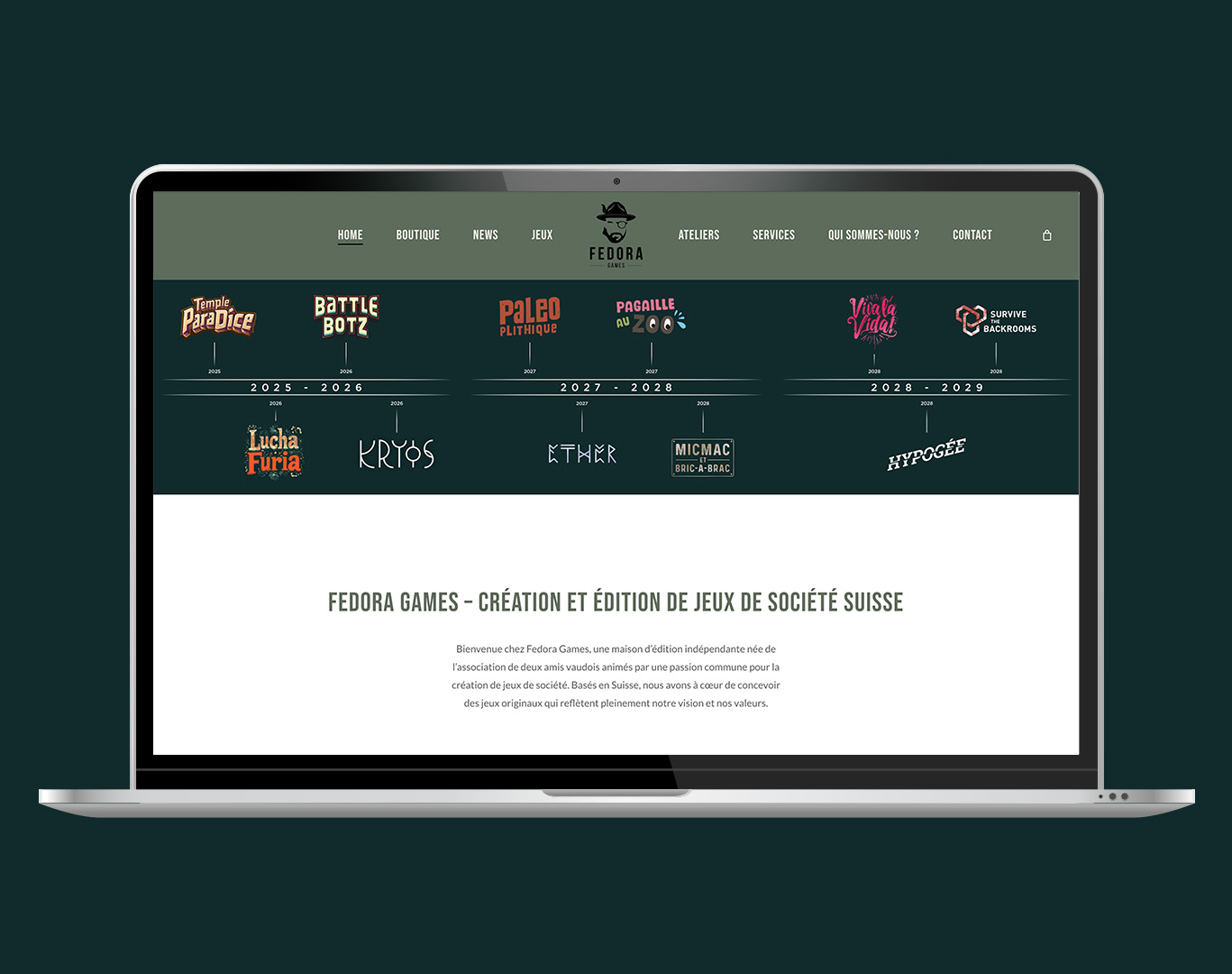 Fedora Games – Site